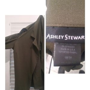 Open blazer with peekaboo shoulders